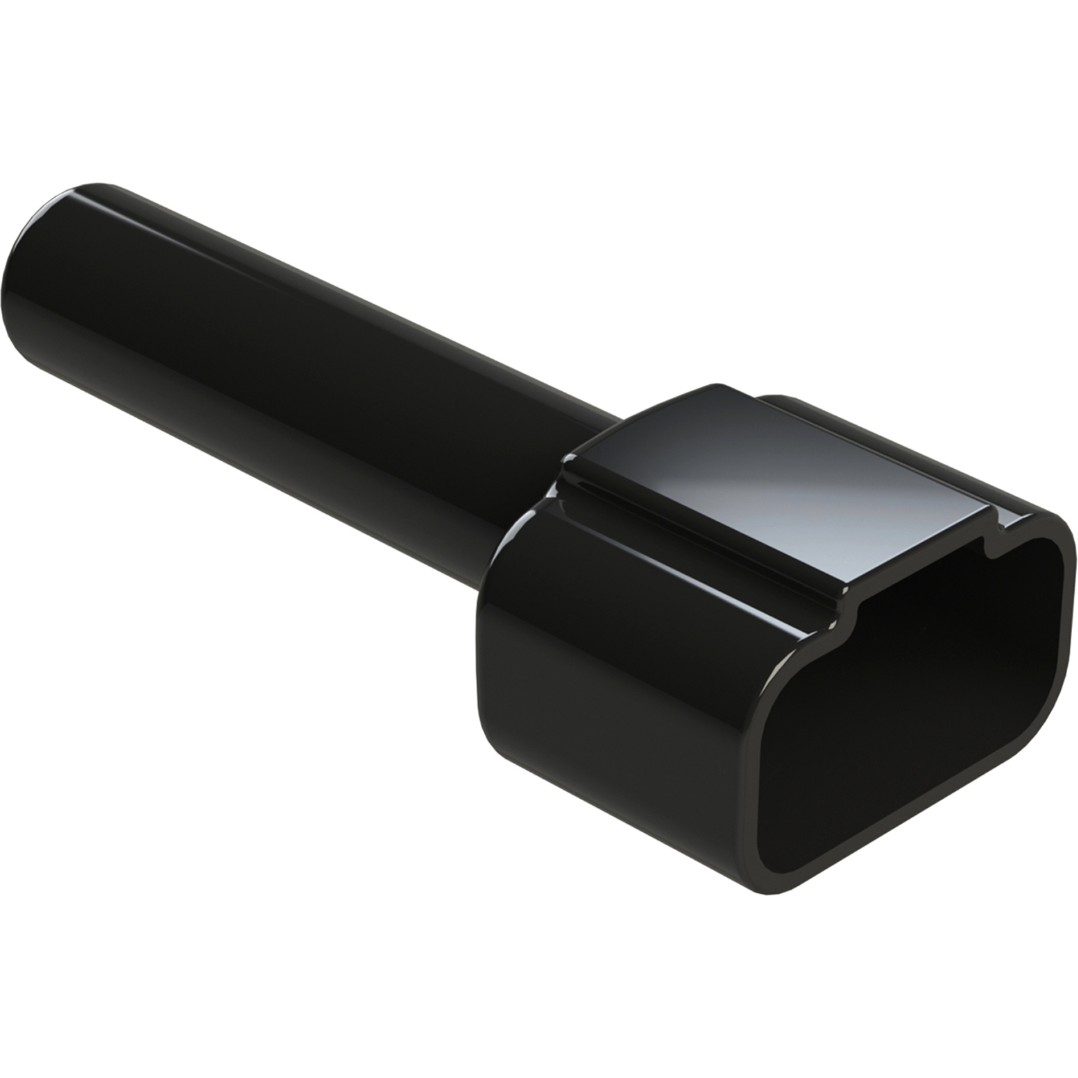 Amphenol-ATM12P-BT-BK Connector Accessories Connector Accessories Boot Straight Polyvinyl Chloride Black