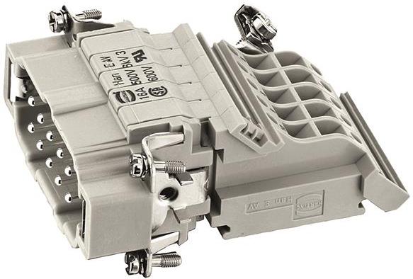 HARTING-09330104625 Blocs de raccordement de terminaux Conn Terminal Block M 10 POS Cable Mount 16A