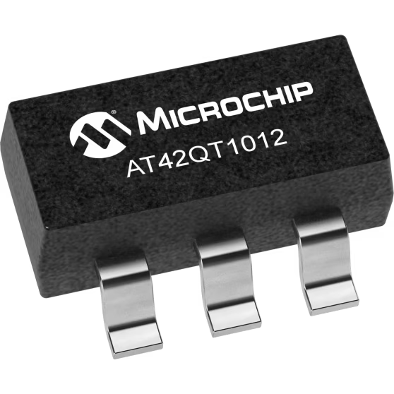 Microchip Technology-AT42QT1012-TSHR Controllori touchscreen Capacitive Touch Screen 1 Key 6-Pin SOT-23 T/R