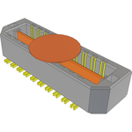 Conn Micro High Speed Terminal Strip HDR 40 POS 0.5mm Solder ST Top Entry SMD Tray