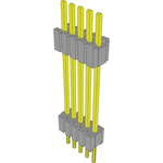Conn Board Stacker HDR 5 POS 1.27mm Solder ST Thru-Hole Layer