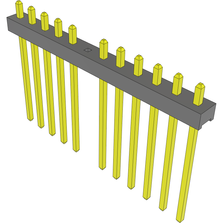 Samtec-MTMM-112-11-L-S-070-006 Steckverbinderleisten und Leiterplattenbuchsen Conn Unshrouded Header HDR 12 POS 2mm Solder ST Thru-Hole Bulk