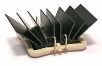 Advanced Thermal Solutions-ATS-51210K-C1-R0 Heat Sinks Heat Sink Passive BGA Spread Clip Aluminum 7.16°C/W Black Anodized