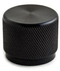 Kilo International-OEJNI-90-2-6 Control Knobs Control Knob, Knurl/Round Black