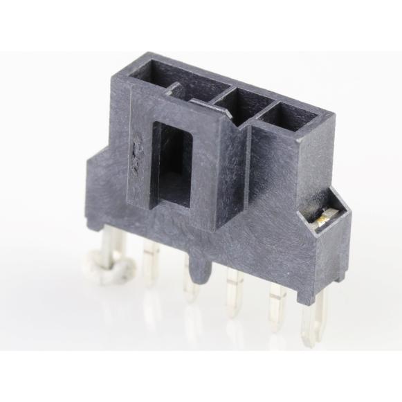 Molex-1053111104 连接器插头及 PCB 插座 Conn Wire to Board HDR 4 POS 2.5mm Solder ST Top Entry Thru-Hole Tray