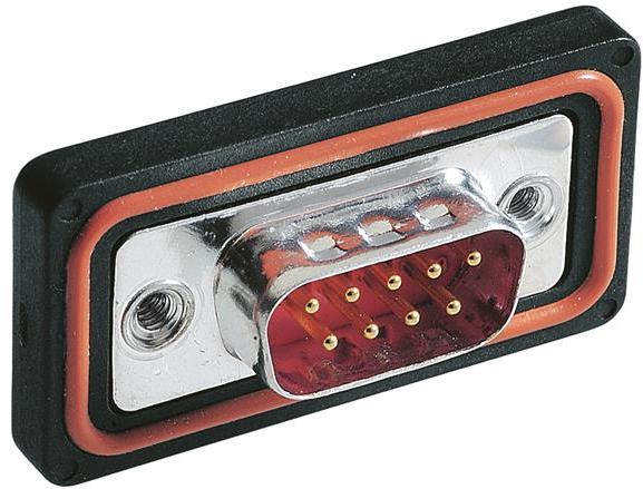 HARTING-09675257658 Steckverbinder, D-Sub Conn D-Sub M 25 POS 1.38mm Solder RA Thru-Hole 25 Terminal 1 Port