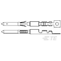 TE Connectivity-66728-2 Contatto connettore Contact PIN 16 Size Crimp ST Cable Mount 22-28AWG Bag