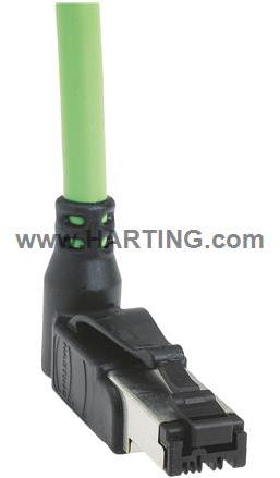 HARTING-09470400056 Montajes de cables, otros Cable Assembly Round 10m 22AWG RJ-45 4 POS M Crimp