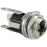 NTE Electronics-57-PJ30 Steckverbinder POWER JACK DC PANEL MOUNT 5.5MM X 2.1MM 30V 5AMP METAL HOUSING .313 INCH MOUNTING HOLE