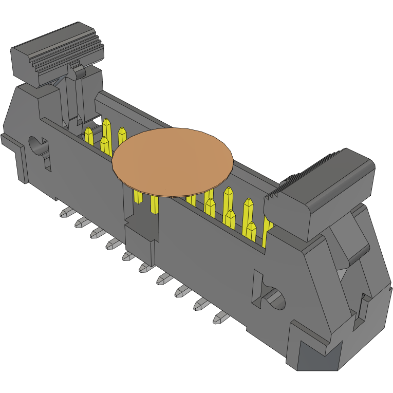 Samtec-EJH-110-02-F-D-SM-K-TR Embases de raccordement et réceptacles PCB Conn Ejector Header HDR 20 POS 2.54mm Solder ST SMD T/R