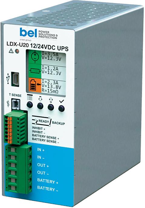 Bel Power Solutions-LDX-U20 Unterbrechungsfreie Stromversorgung UPS 12V/24V