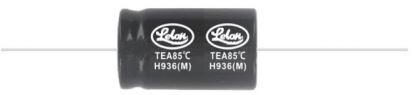 Lelon Electronics-TEA102M1HBK-1633 Condensateurs en aluminium Cap Aluminum Lytic 1000uF 50V 20% (16 X 33mm) Axial 1.111A 2000h 85°C Bulk
