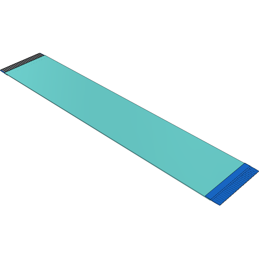 Samtec-FJ-25-R-05.00-4 Flachband Kabelbaugruppen Cable Assembly 0.12m 1mm 25 to 25POS FFC to FFC Bulk