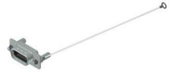 CONEC-15-000040 Steckverbinderzubehör Connector Accessories Screen Cap With Lanyards and Captive Screws