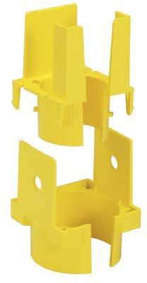 Panduit-FIDT2X2YL 电缆配件 Cable Accessories Port Spillout Acrylonitrile Butadiene Styrene Yellow