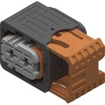 Connector 2 way Female Black