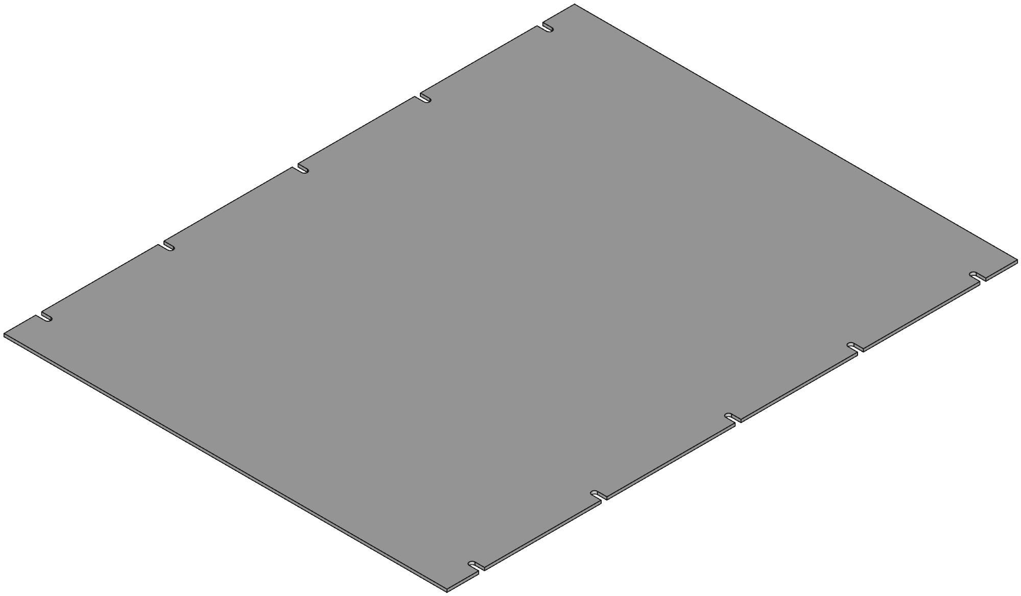 Hammond Manufacturing-PBPA19024GY2 null Aluminum Rack Panel, Gray