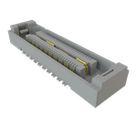 Conn Micro High Speed Socket Strip SKT 40 POS 0.5mm Solder ST Top Entry SMD Q Strip® Tray