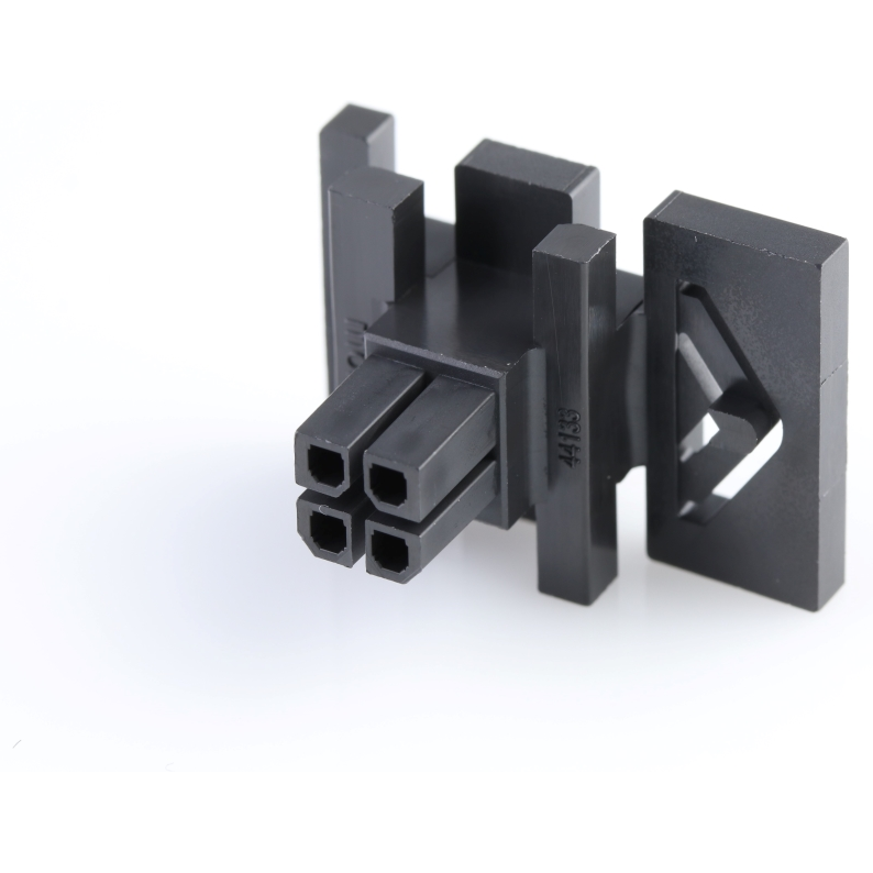 Molex-441330408 Custodia filo connettore dedicato Conn Housing F 4Power POS 3mm Crimp ST Panel Mount Black Micro-Fit 3.0 BMI™ Tray