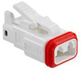 Molex-0934451206 Carcaza de cables discretos de conector Conn Housing PL 2 POS Crimp ST Cable Mount White Bag