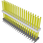Conn Board Stacker HDR 40 POS 2.54mm Solder ST Top Entry SMD Tube