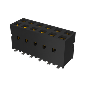 Amphenol Communications Solutions-89898-315BLF Cabezales del conector y receptáculos PCB Dubox®, Board To Board Connector, Receptacle, Vertical, Surface Mount, Dual Entry, Double Row , 30 Positions, 2.54mm (0.100in) Pitch