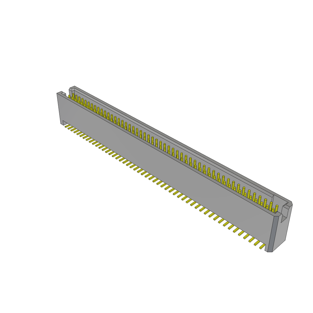 Samtec-TFM-150-22-S-D Steckverbinderleisten und Leiterplattenbuchsen Conn Shrouded Header (4 Sides) HDR 100 POS 1.27mm Solder ST Top Entry SMD TIGER EYE™ Tube