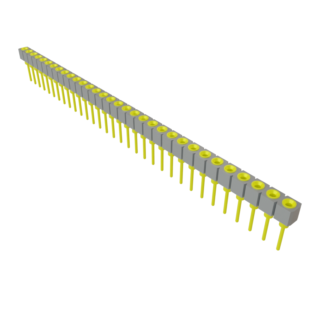 Samtec-SS-132-T-18 连接器插头及 PCB 插座 Conn Socket Strip SKT 32 POS 2.54mm Solder ST Top Entry Thru-Hole Tube