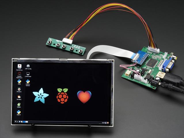 Adafruit Industries-1931 Development Kits and Tools 7 Inch IPS Screen