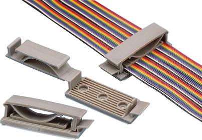 Panduit-FCH2-A-T14 Accessori per cavi Cable Accessories Flat Cable Holder Nylon 6/6 Gray