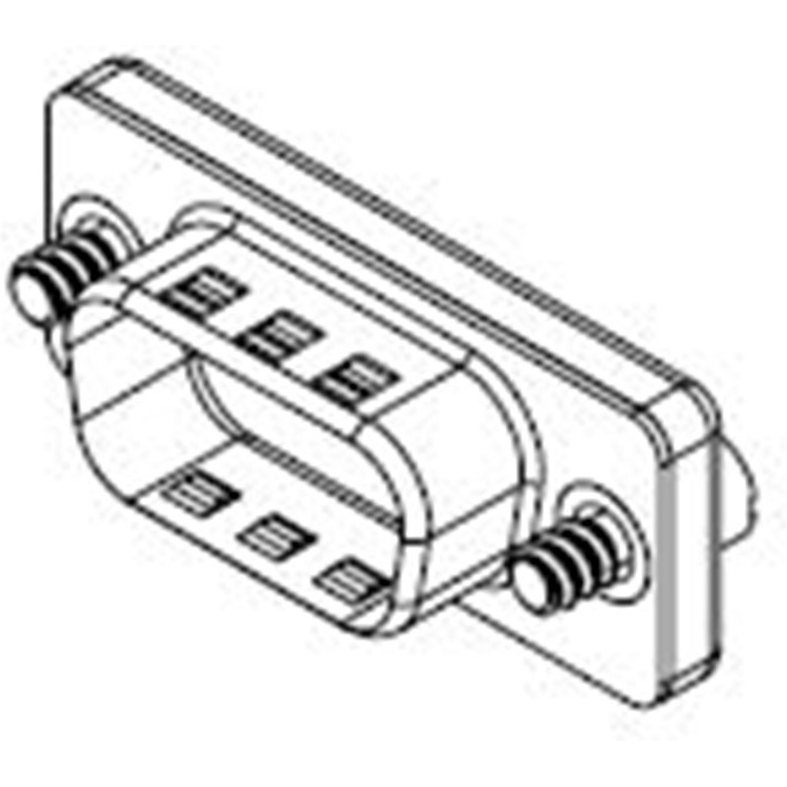 Molex-1731120060 Accessori per connettori Connector Accessories Dust Cap Straight Zinc Die Cast Nickel FCT Products Bag