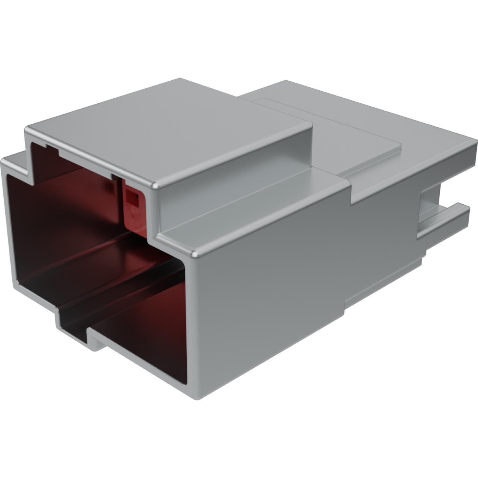 Molex-309681127 Carcaza de cables discretos de conector Conn Housing M 12 POS 2.54mm Crimp ST Cable Mount Gray H-DAC 64™ Bag