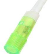 Mallory Sonalert Products-FL1P-6QW-1-G12V Panel Mount Indicators LED Panel Mount Indicator Uni-Color Green 10000mcd 2-Pin Bulk