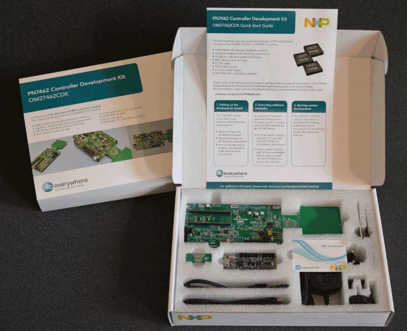 NXP Semiconductors-OM27462CDKP  PN7462 NFC/RFID Tag and Transponder Development Kit