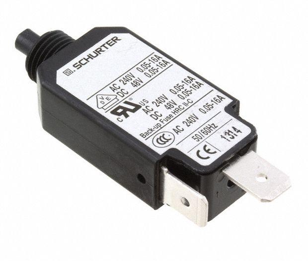 SCHURTER-4400.0010 Stromkreisunterbrecher Circuit Breaker Thermal 1Pole 3A 240VAC/48VDC