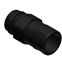 Thomas & Betts-NVNV-M160-10 Accessori per cavi Cable Accessories Connector-Straight Polyamide Black
