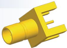 Amphenol RF-903-518J-71P Connector RF Conn SMB 0Hz to 4GHz 75Ohm Solder ST Edge Mount RCP Gold