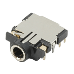 Conn 3.5MM Audio Jack RCP 3 POS Solder RA SMD 7 Terminal 1 Port T/R