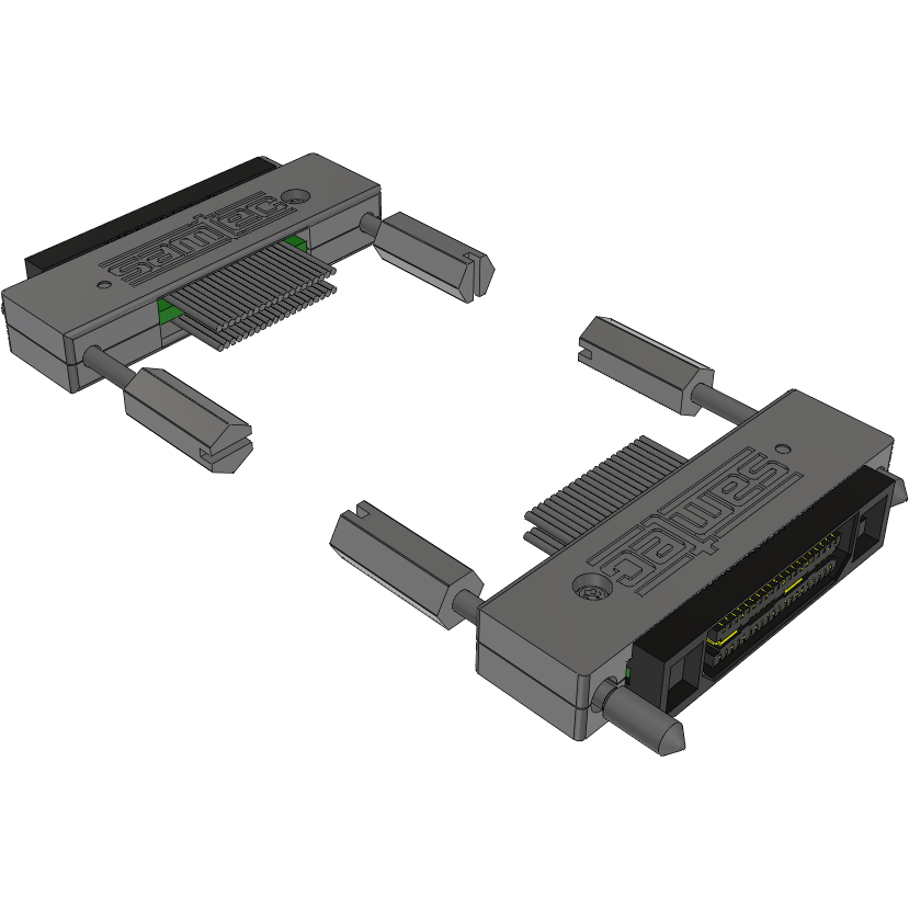 Samtec-EQCD-020-22.00-SEU-SED-1-B Kabelbaugruppen Koaxial 0.8mm Coaxial Cable Assembly, 20 Pos