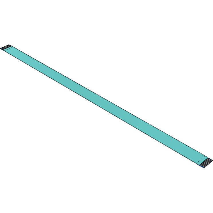 Samtec-FJ-10-D-09.00-4 Flachband Kabelbaugruppen Cable Assembly 0.22m 1mm 10 to 10POS FFC to FFC Bulk