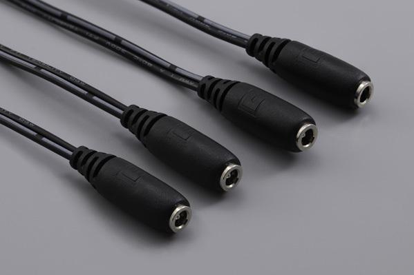 Tensility International-10-02795 Cable Assembly DC Power Cable Assembly 0.915m DC Power Jack to 3DC Power Jack 2 to (2/2/2)POS (3)F-F 24AWG