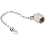 Connector Accessories Male Cap Straight Brass Nickel