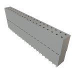 Conn Elevated Socket SKT 40 POS 2.54mm Solder ST Top Entry Thru-Hole Tube
