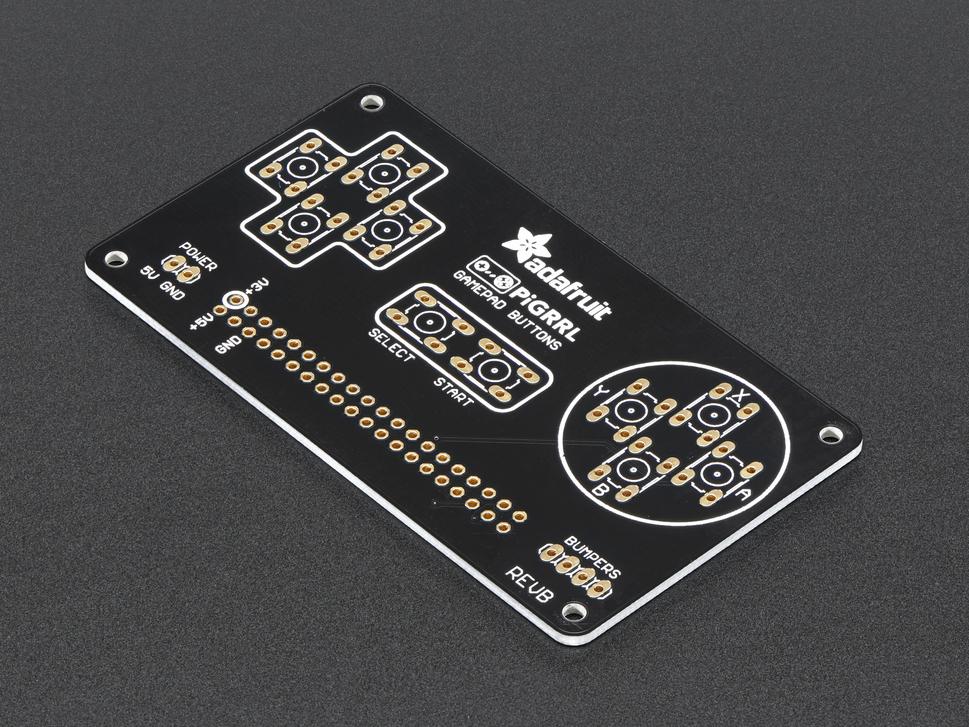 Adafruit Industries-3015 Misc Products PiGRRL 2.0 Custom Gamepad PCB