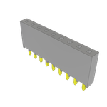 Conn Socket Strip SKT 9 POS 2.54mm Solder ST Top Entry Thru-Hole Bulk