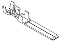Molex-50638-9028 Steckverbinder, Kontakt Contact PIN Crimp ST Cable Mount 14-16AWG T/R