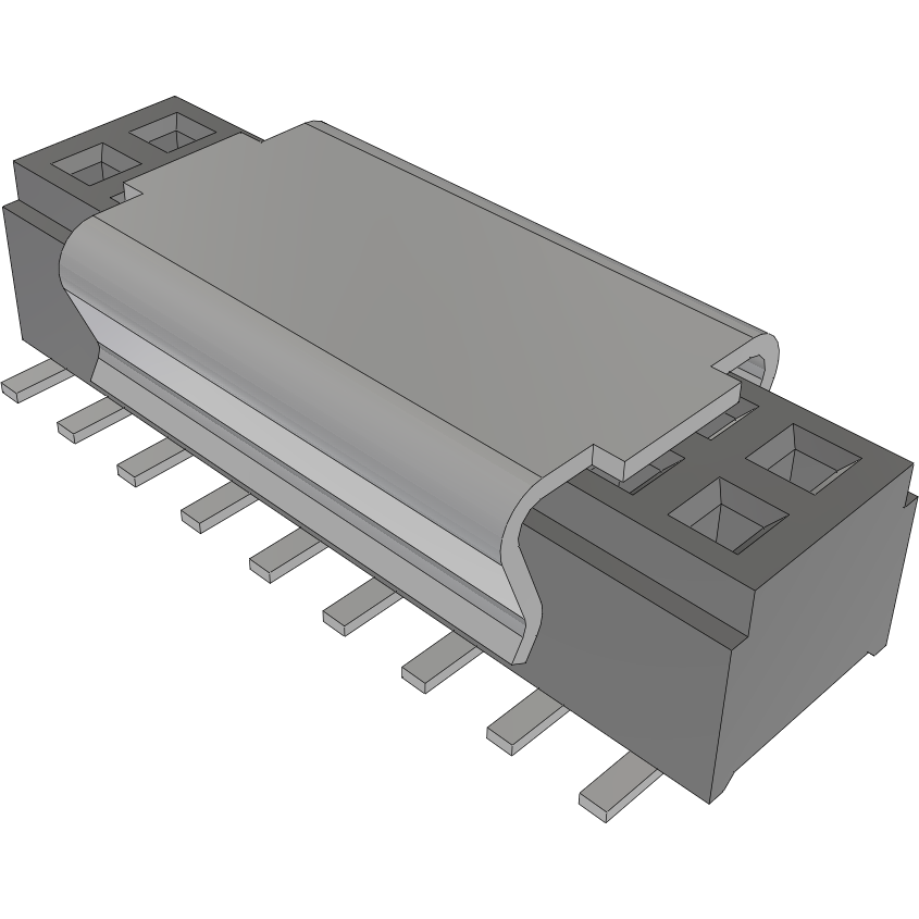 Samtec-CLM-109-02-L-D-P-TR 连接器插头及 PCB 插座 Conn Micro Socket Strip SKT 18 POS 1mm Solder ST SMD T/R