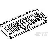 TE Connectivity-280371-3 Steckverbinderleisten und Leiterplattenbuchsen Conn Shrouded Header HDR 4 POS 2.54mm Solder ST Thru-Hole Box