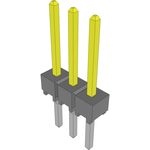 Conn Unshrouded Header HDR 3 POS 2.54mm Solder ST Top Entry Thru-Hole Bulk