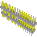 Conn Board Stacker HDR 40 POS 2mm Solder ST Top Entry Thru-Hole Bulk